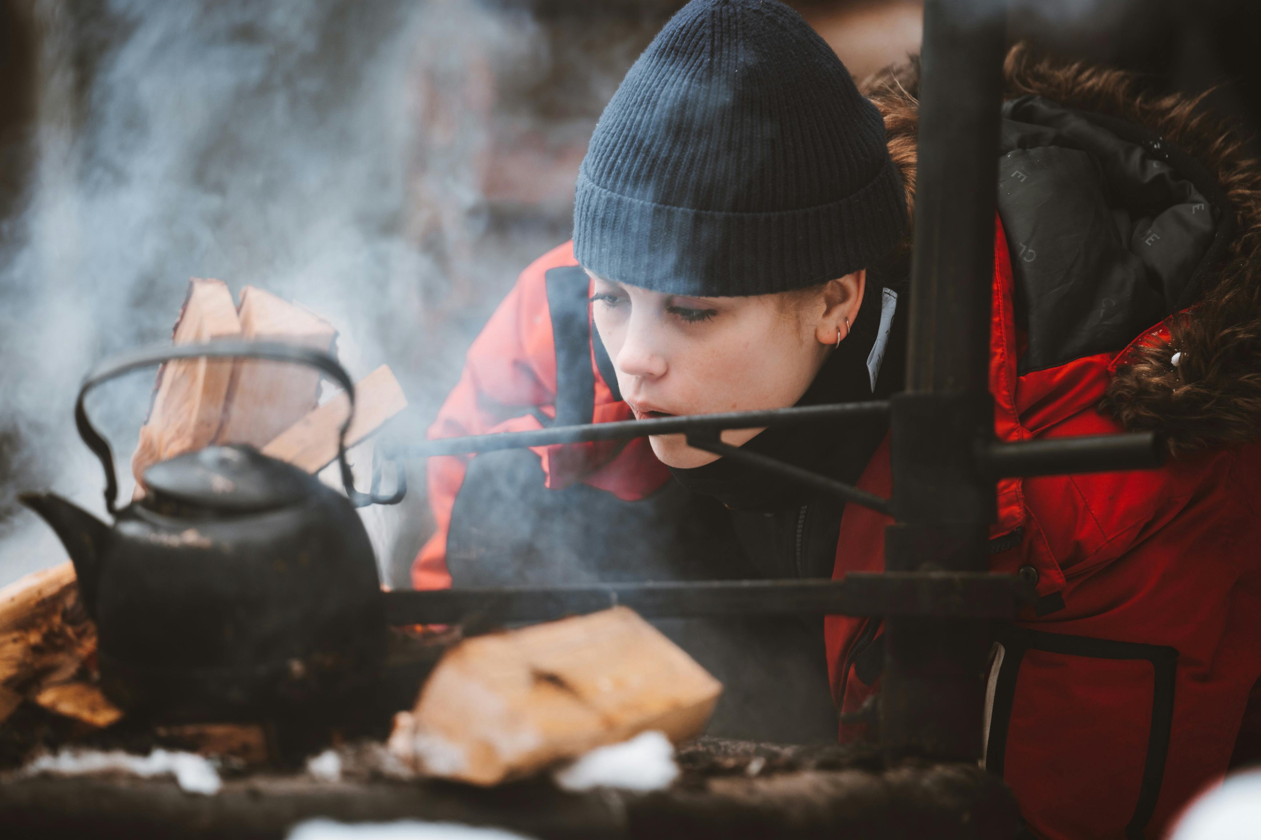 Γύρω από την ανοιχτή φωτιά...