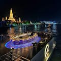 Middagskryssning på floden Saffron Chao Phraya