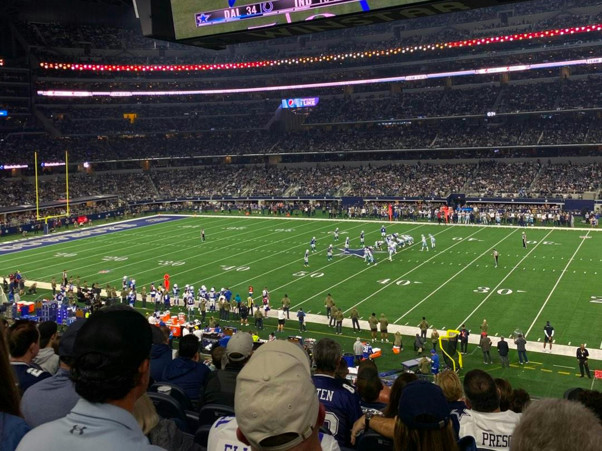 Estadio AT&T: Partido de fútbol americano de los Cowboys de Dallas