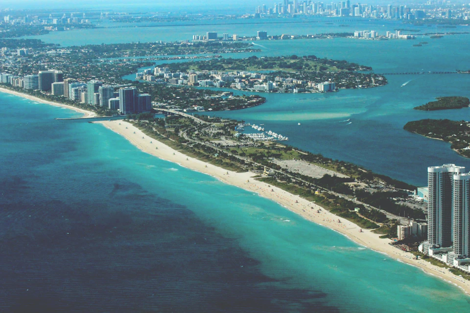 Aerial photo of South Beach