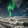 Aurora boreal no Parque Nacional Thingvellir