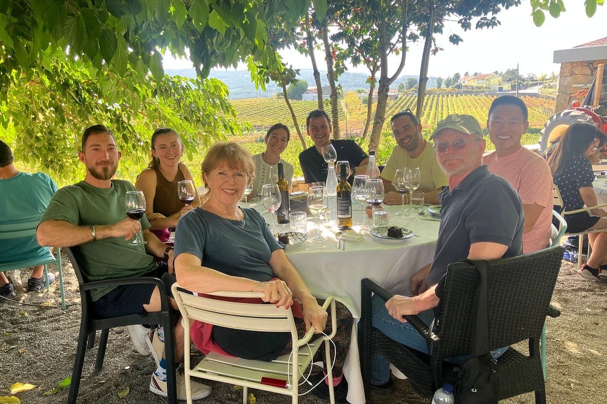 Frokost på en vingård