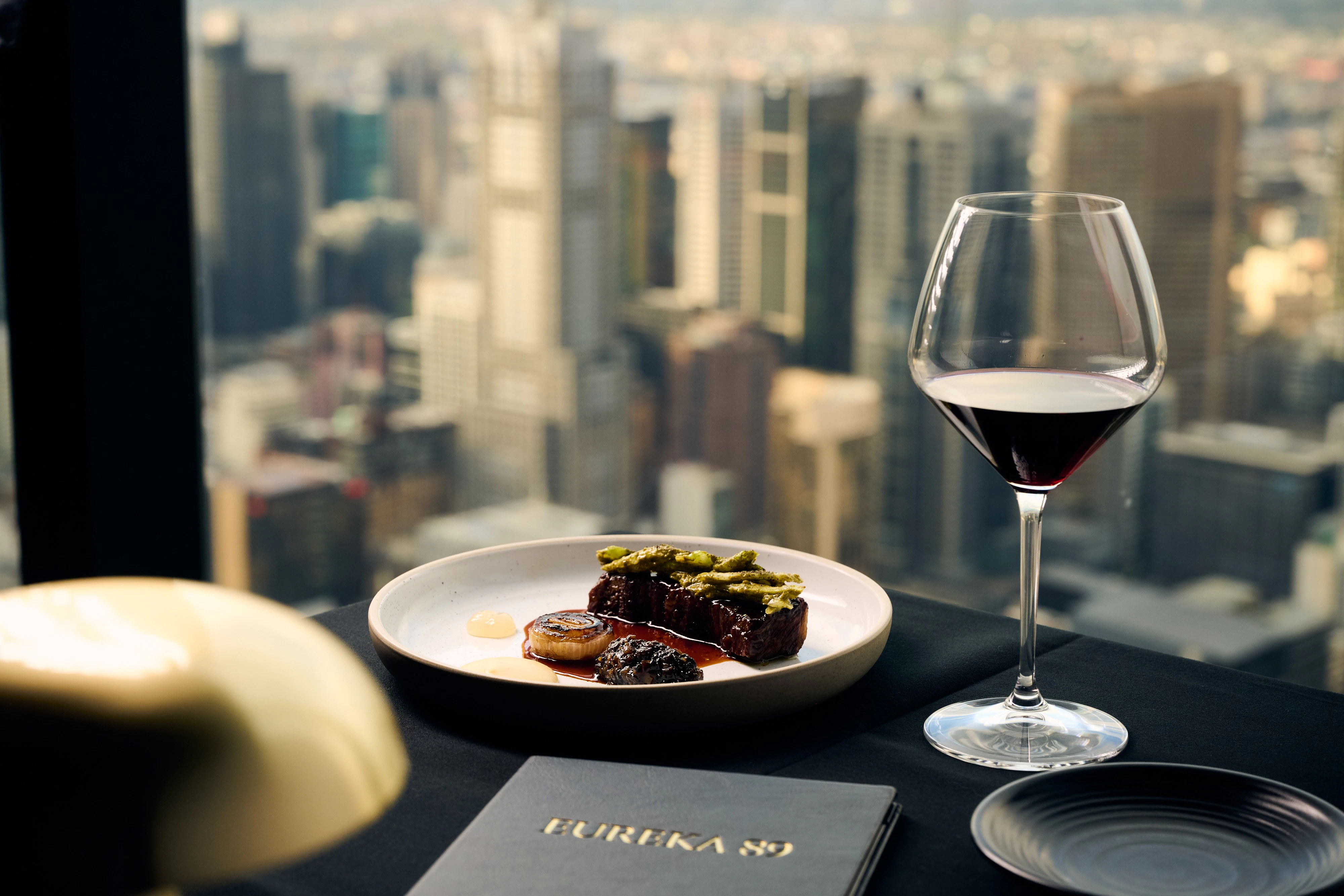 Melbourne Skydeck: Jantar nas alturas no Eureka 89