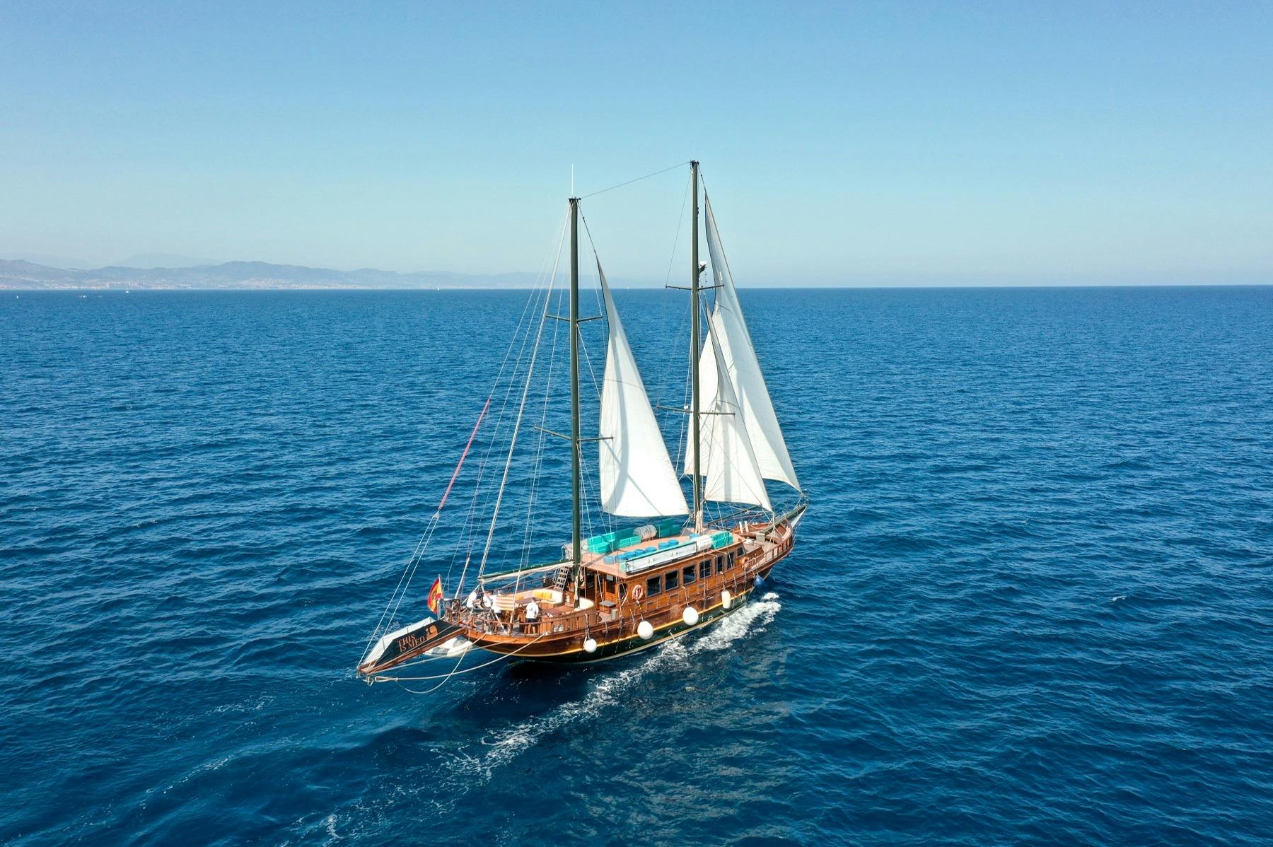Bateau élégant en bois