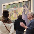 Guia que mostra Seurat 's A Sunday a La Grande Jatte