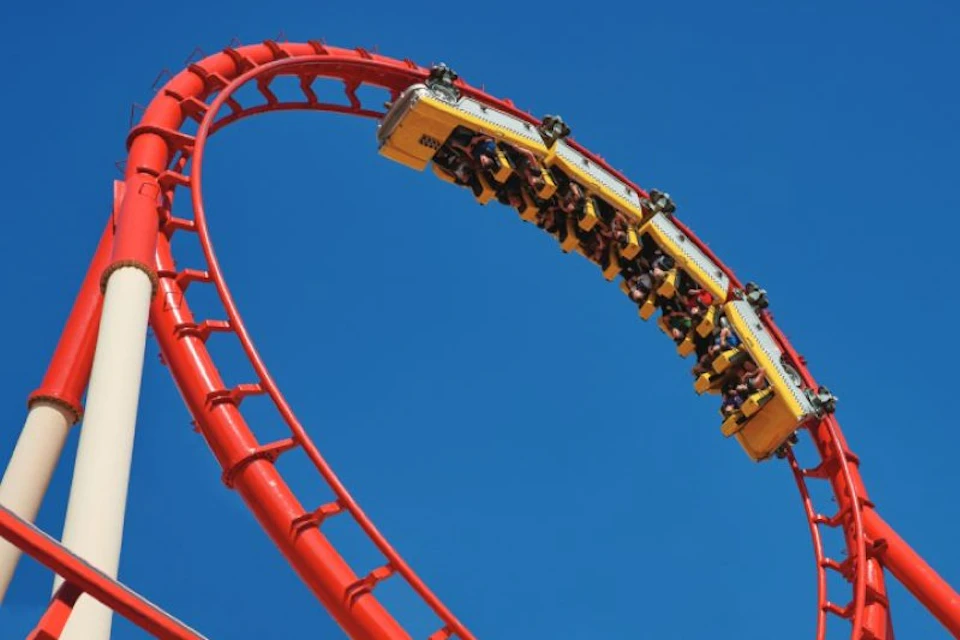 The Big Apple Roller Coaster at New York New York Resort & Casino