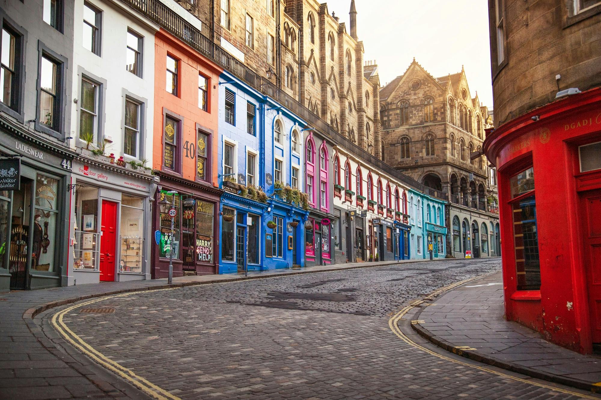 Victoria Street, centro storico di Edimburgo