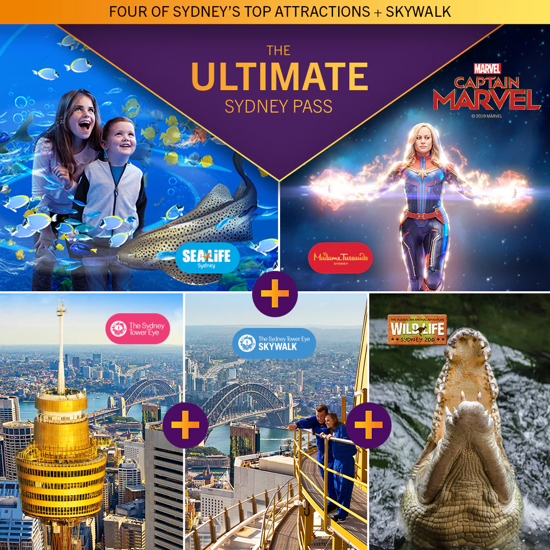 Sydney: Ultimate Pass with 5 Attractions