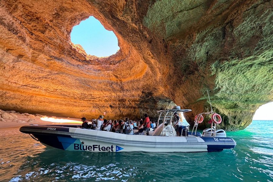 Excursión en barco a la cueva de Benagil desde Lagos
