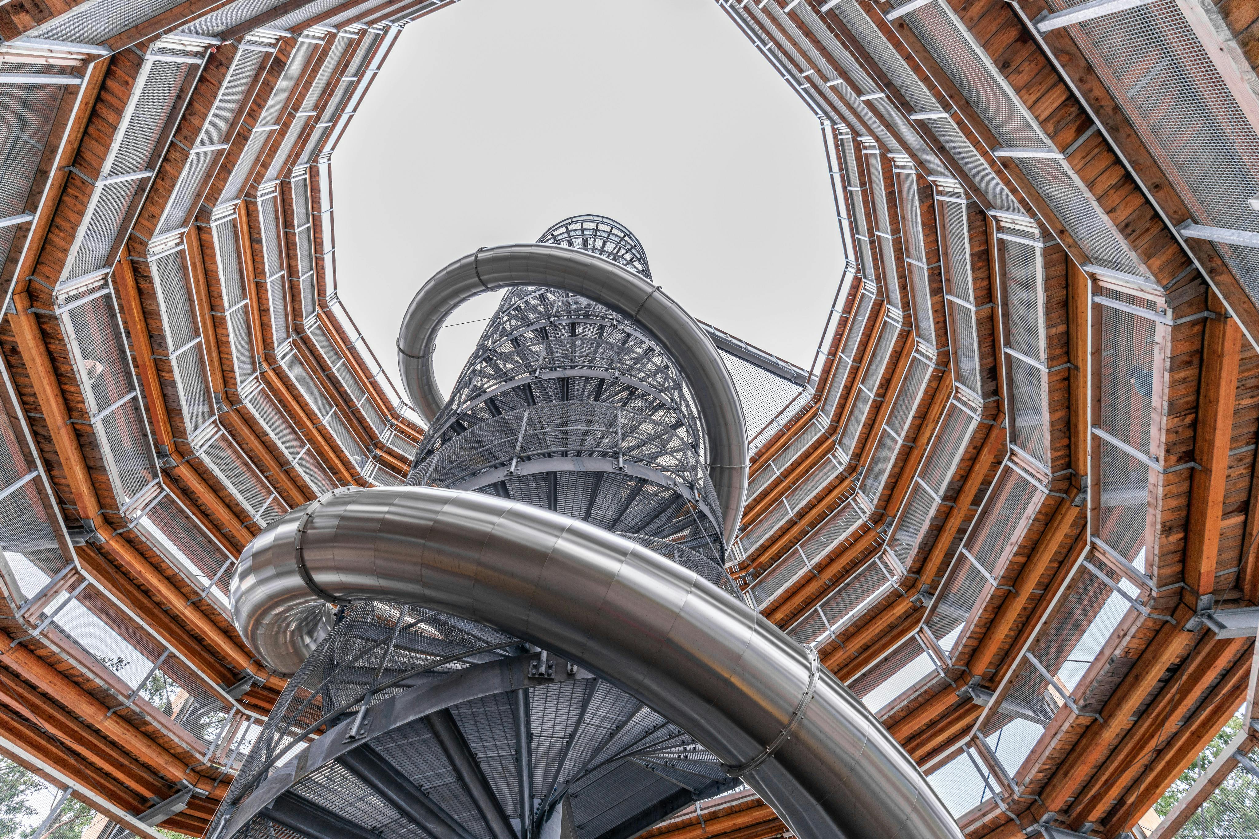 Interior view of the Malahat SkyWalk