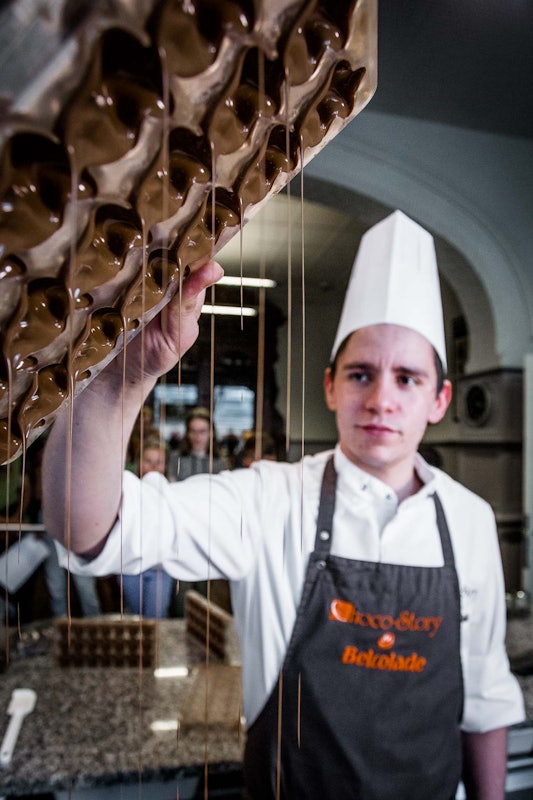 Bruges : atelier fabrication de chocolat & musée du chocolat