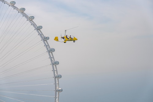 ドバイのジャイロコプター飛行：手のひらの上の20分ツアー（写真とビデオ付き）(即日発券)