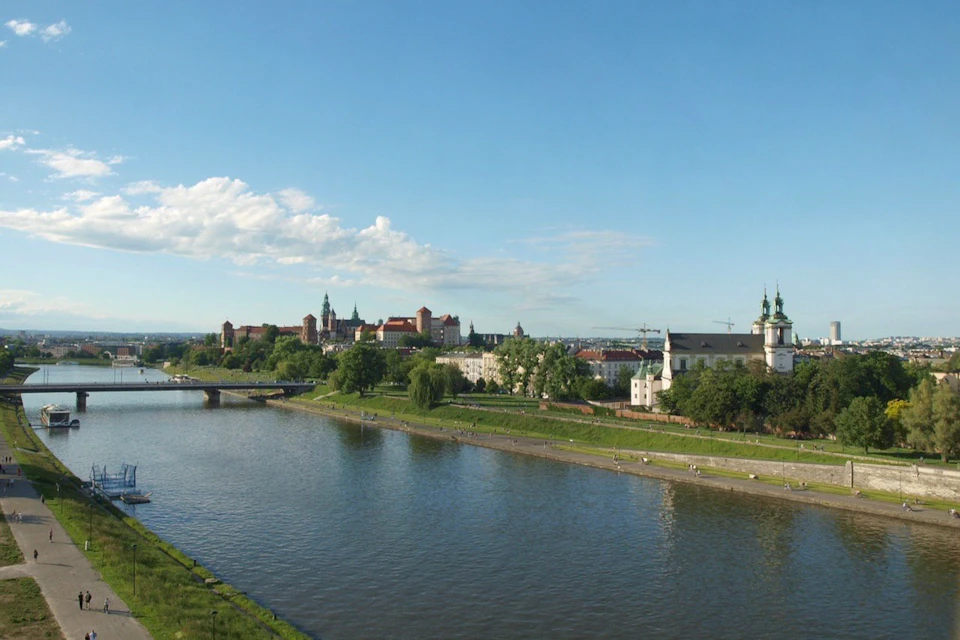 Vistula in Krakow