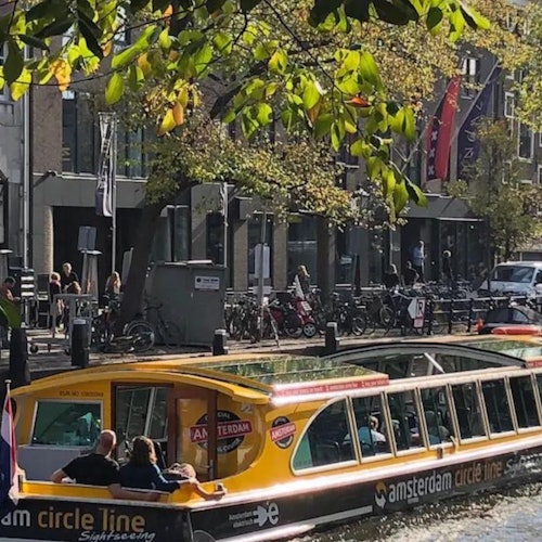 Amsterdam: Crucero por los canales con degustación de cerveza de Brouwerij 't IJ