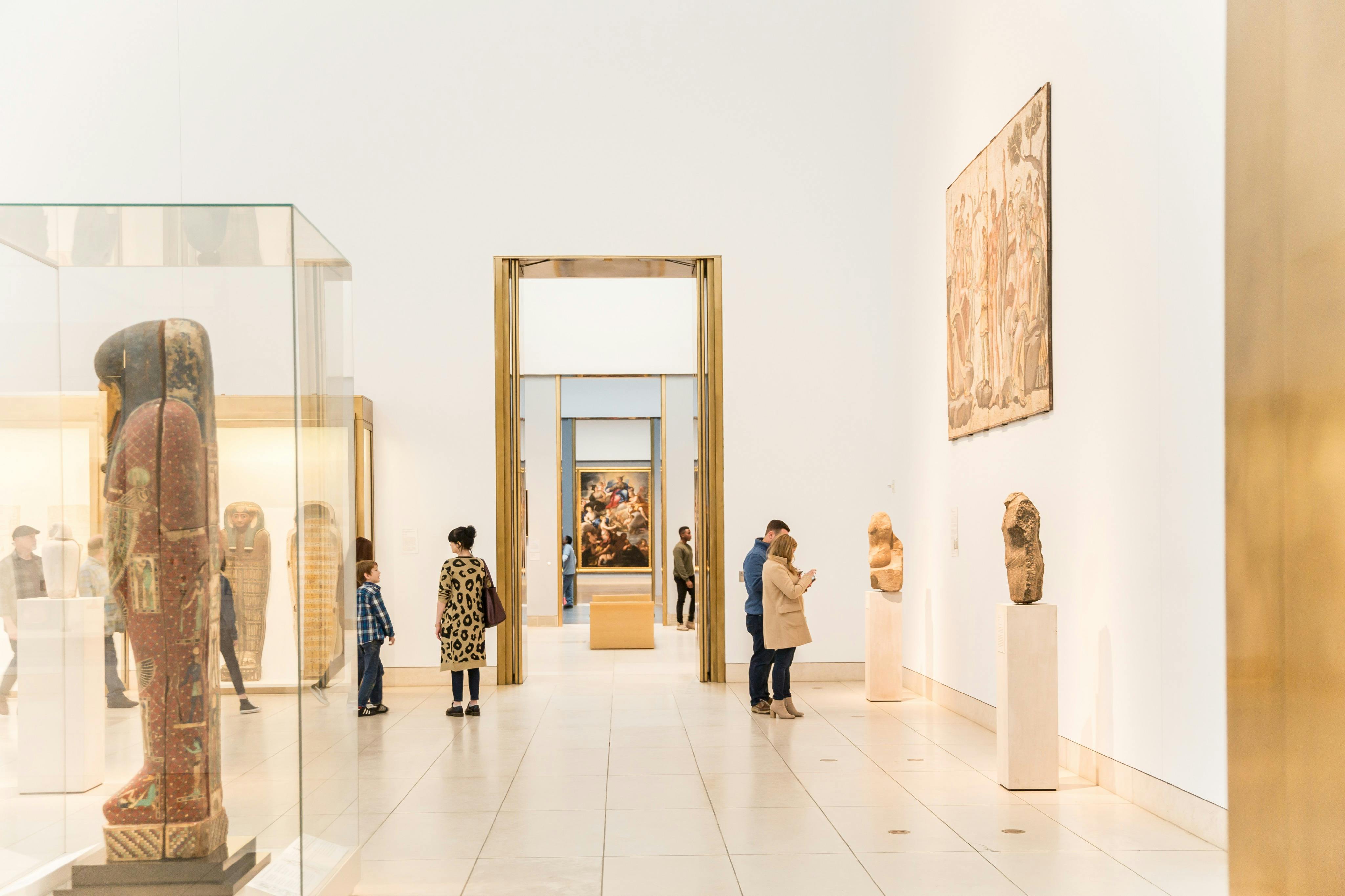 고대 이집트 유물과 모든 유럽의 거장이 있는 벡 빌딩 2층 투어