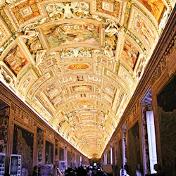 VATIKANMUSEERNA - GALLERI MED KARTOR