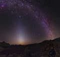 Astronomische Beobachtung des Berges Teide