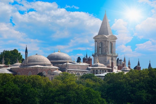 イスタンブールのコンボツアー：ハギア・ソフィアとトプカピ宮殿(即日発券)