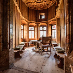 Rummen och utrymmena i slottet Tratzberg, som fortfarande är inredda i original, är cirka 500 år gamla.