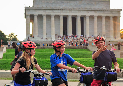 ワシントンDCモニュメントと記念碑のバイクツアー(即日発券)