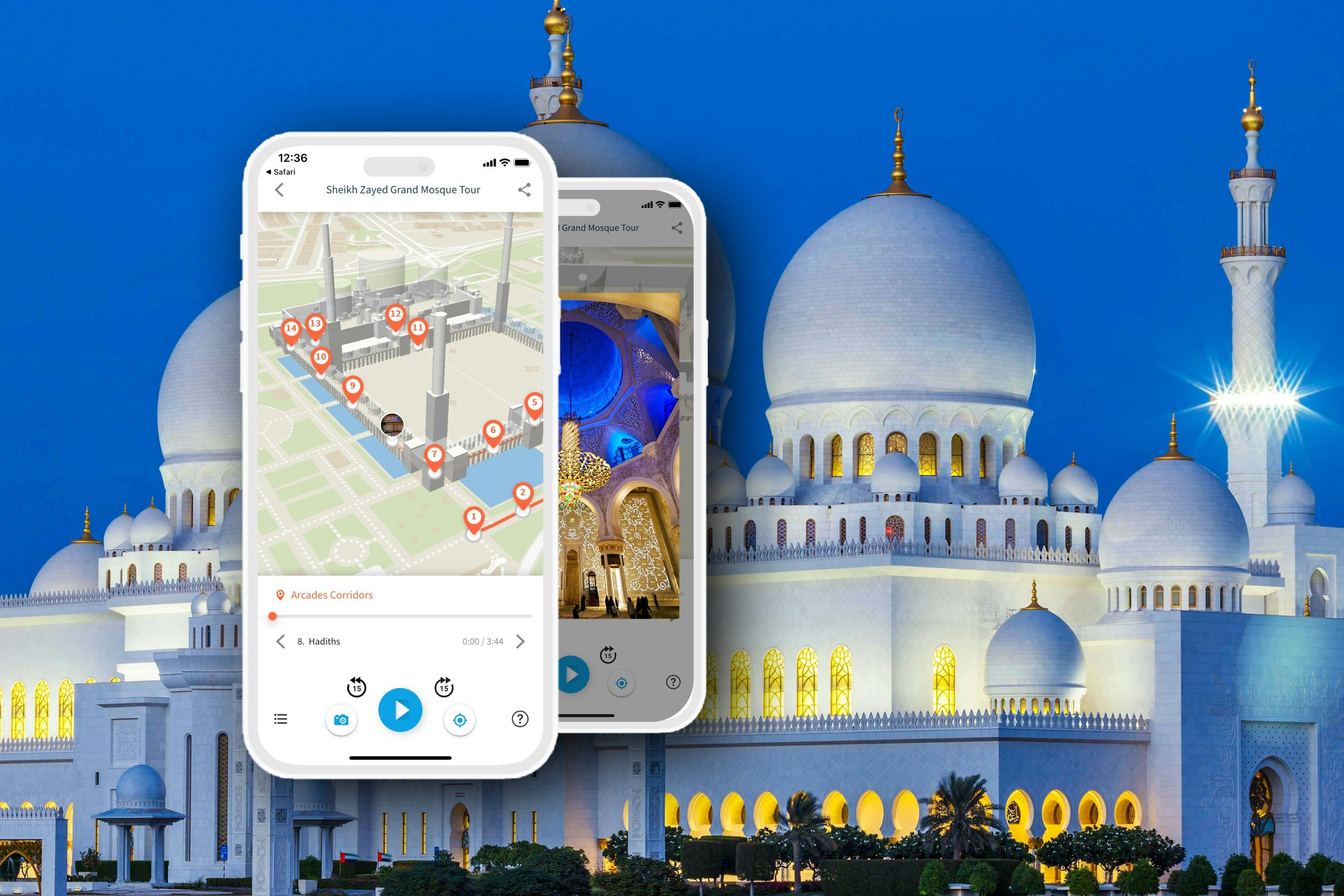 Sheikh Zayed Grand Mosque: Audio Guide App by TouringBee