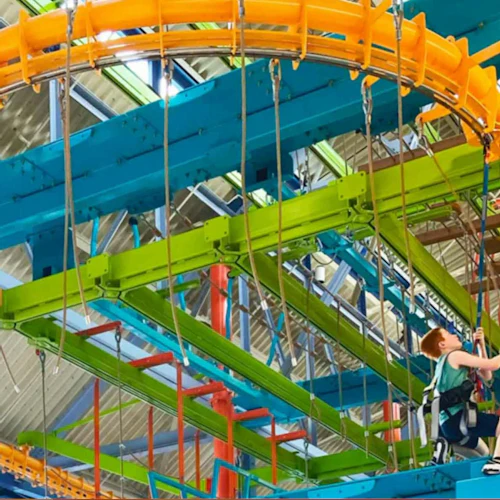 LiggettVille San Antonio: Fast Track + High Ropes Course, Zip Rail & Wall Climb