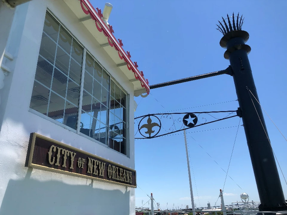 Top deck of the Riverboat CITY of NEW ORLEANS