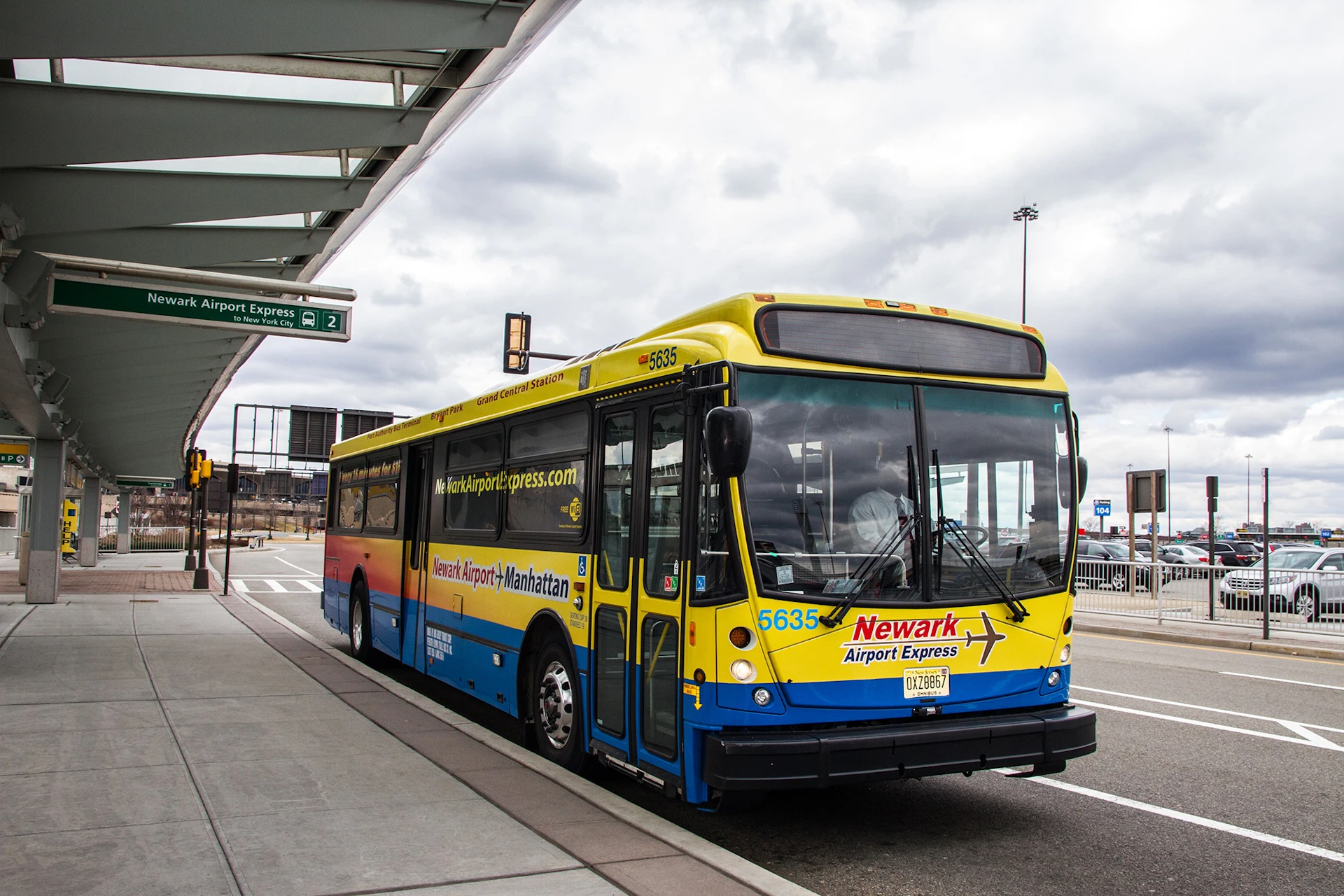 USA bus couch