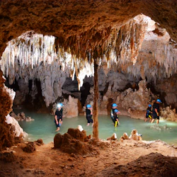 Río Secreto: Guided Tour + Lunch + Biking, Rappelling & Ziplining