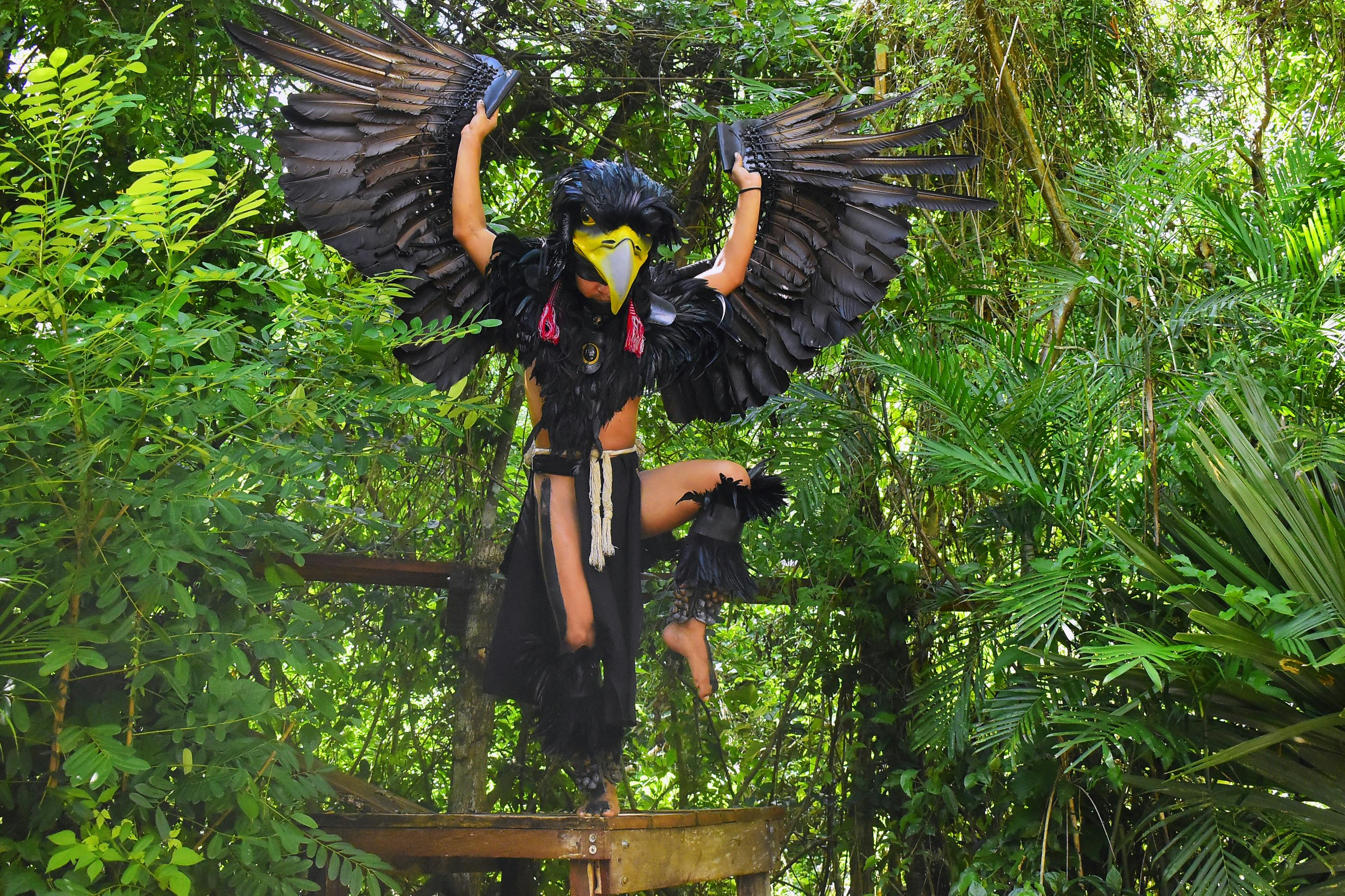 Fascinerande mayaritual för att fullända upplevelsen