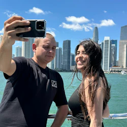 Selfie with Miami Skyline