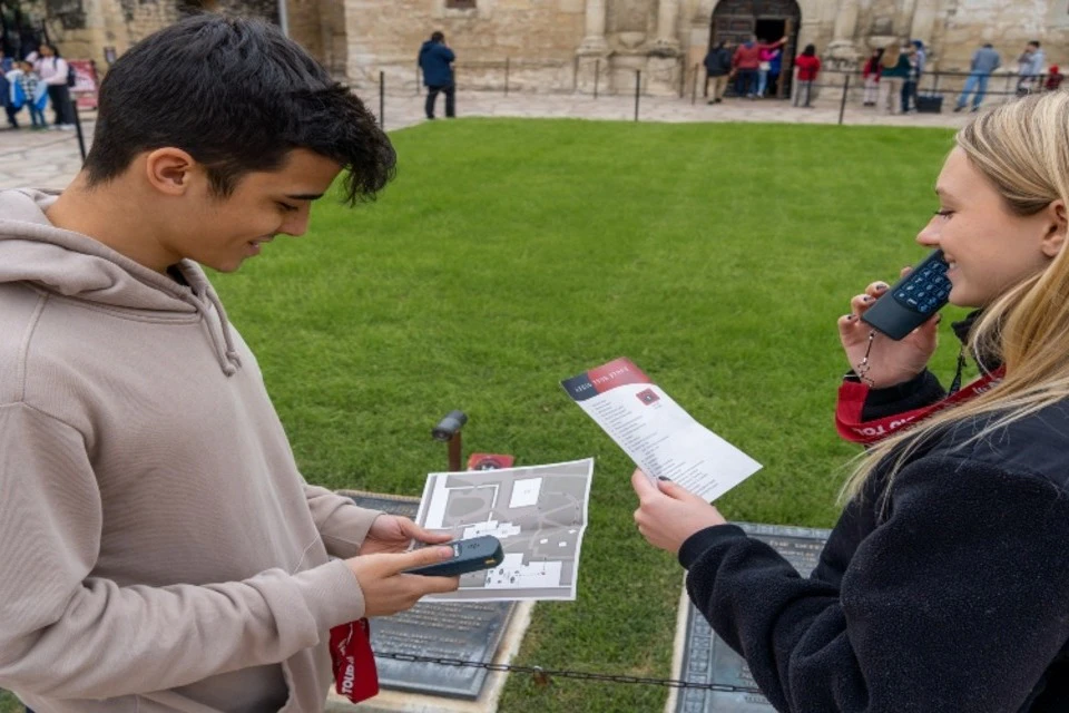 Guests at the Alamo