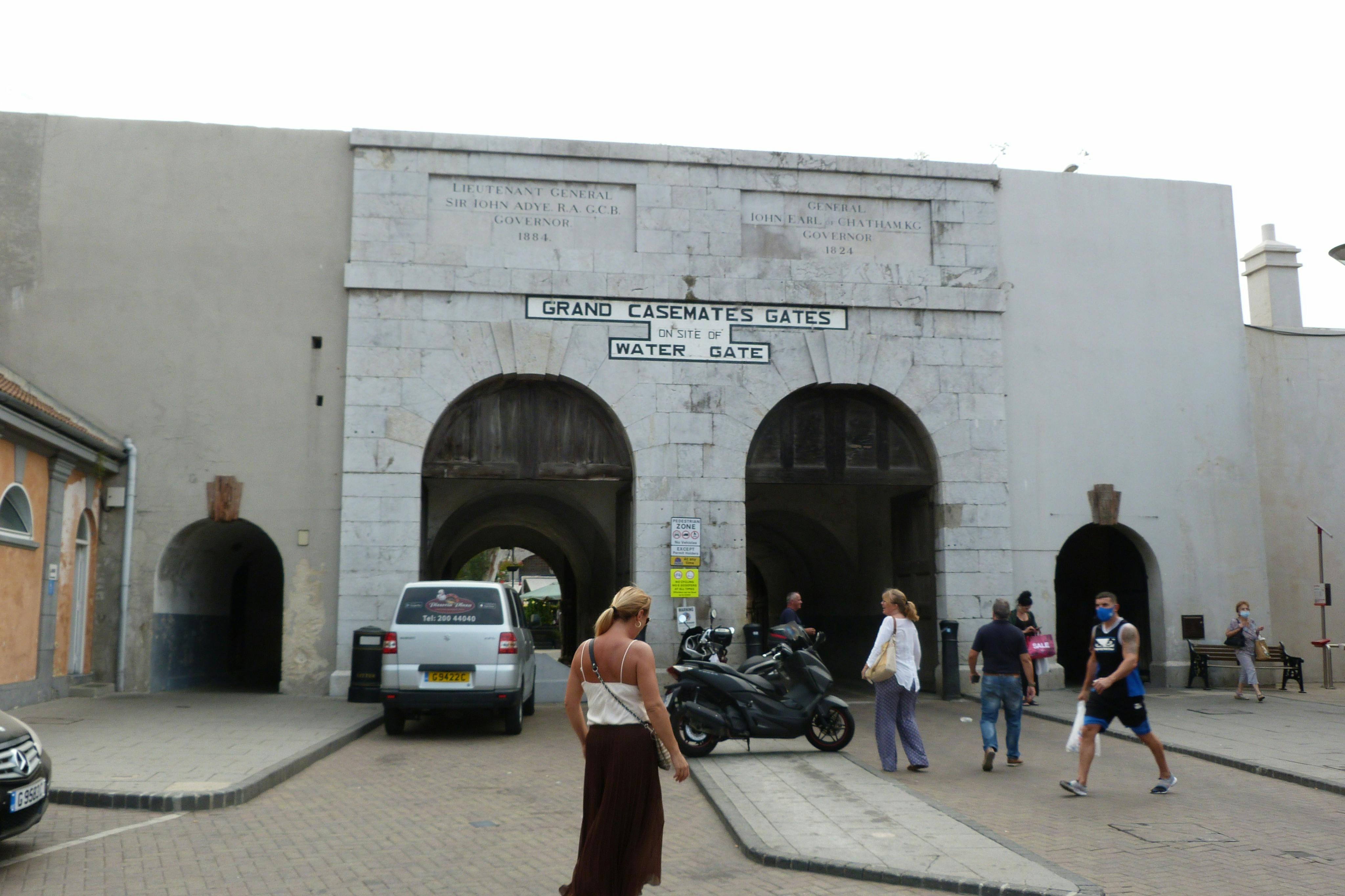 Entrance to Casemates Square. Gibraltar