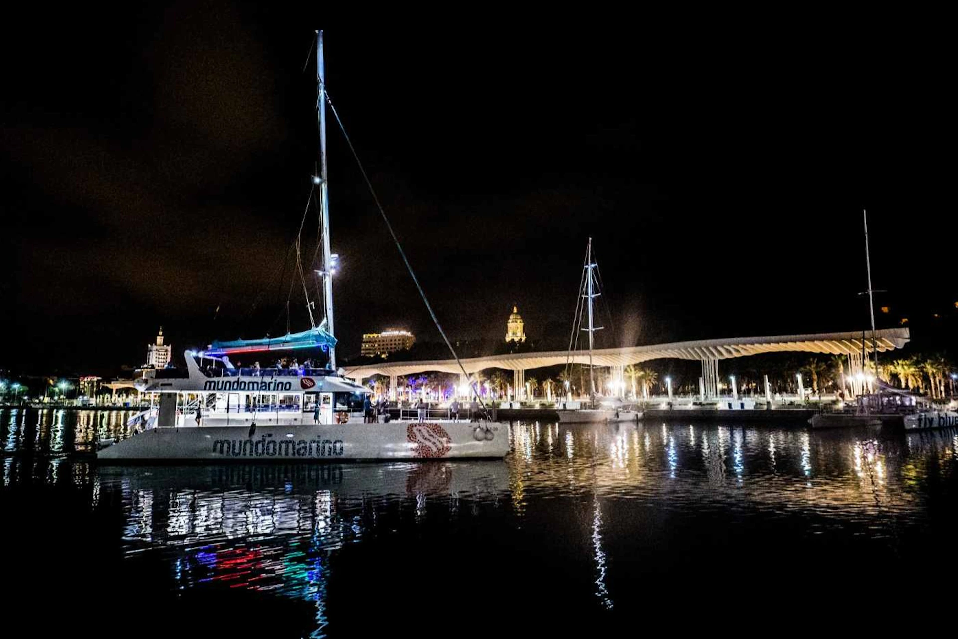 Night catamaran