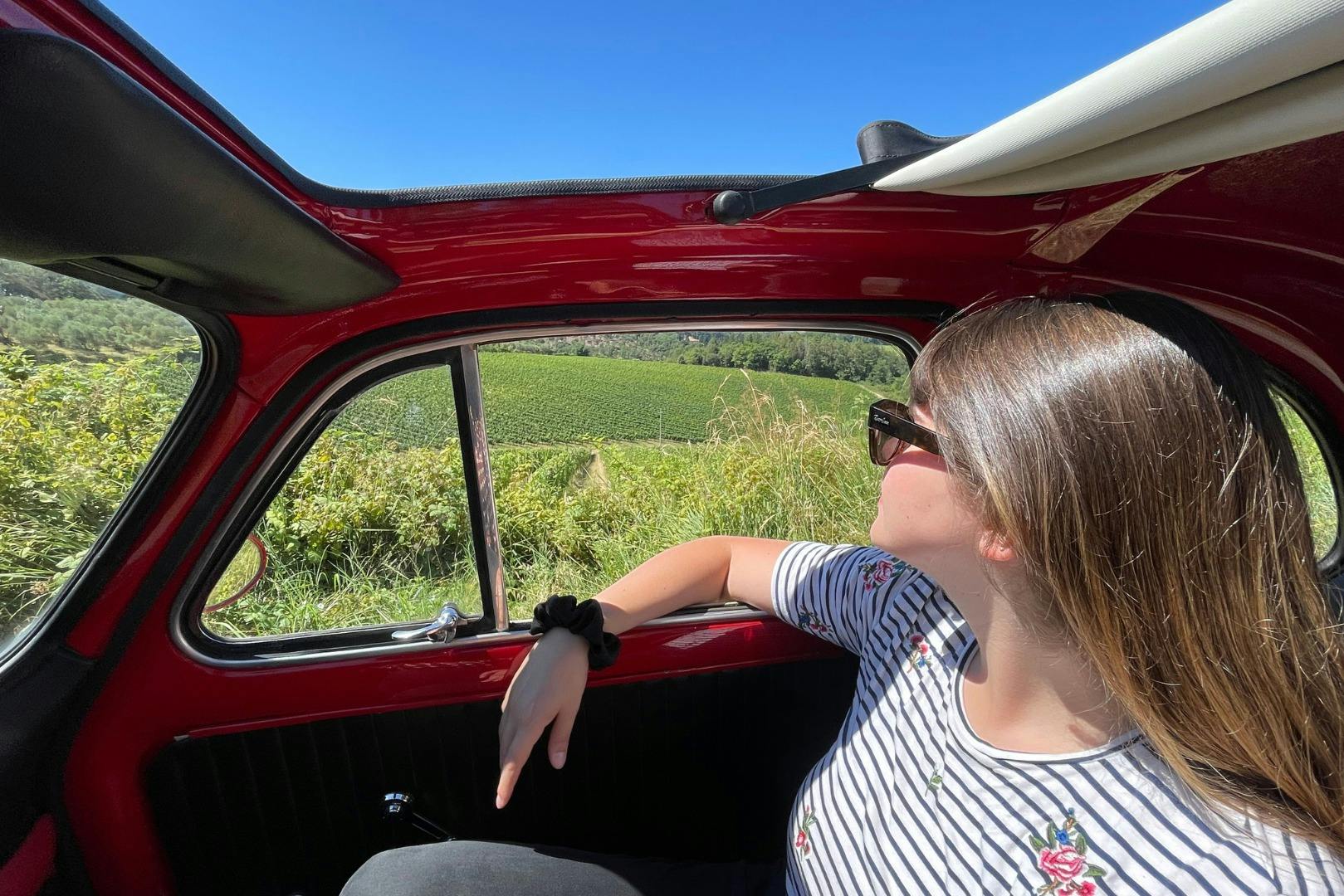 Chianti: Tour privato con Fiat 500 d'epoca + trasferimenti + degustazione di vini — 6