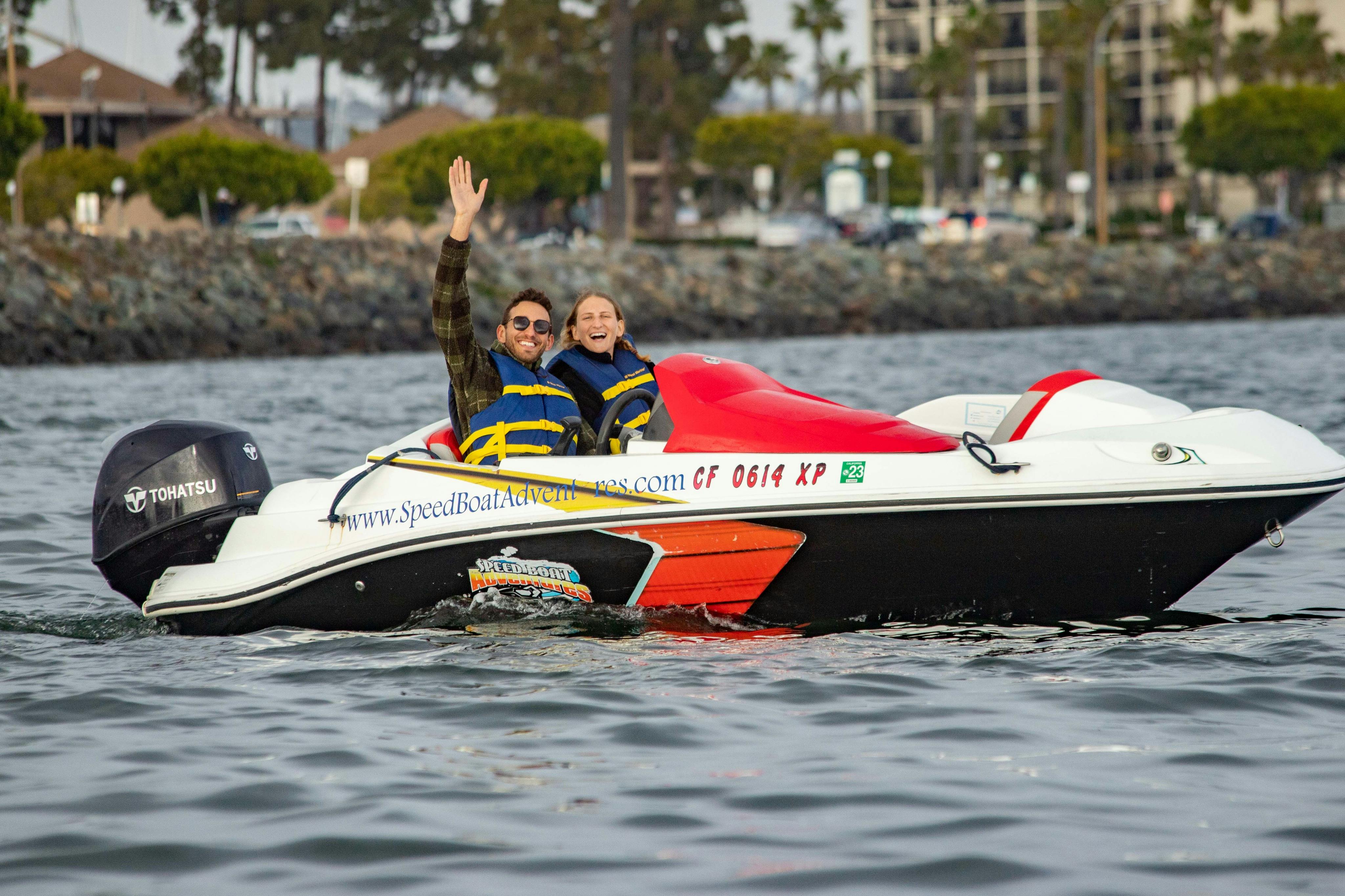 Everyone is full of smiles out on our Speedboat Tours!