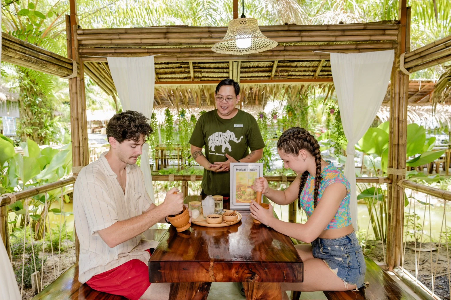 Khaolak Ethical Elephant Sanctuary: Guided Tour + Transfer + Thai Workshops