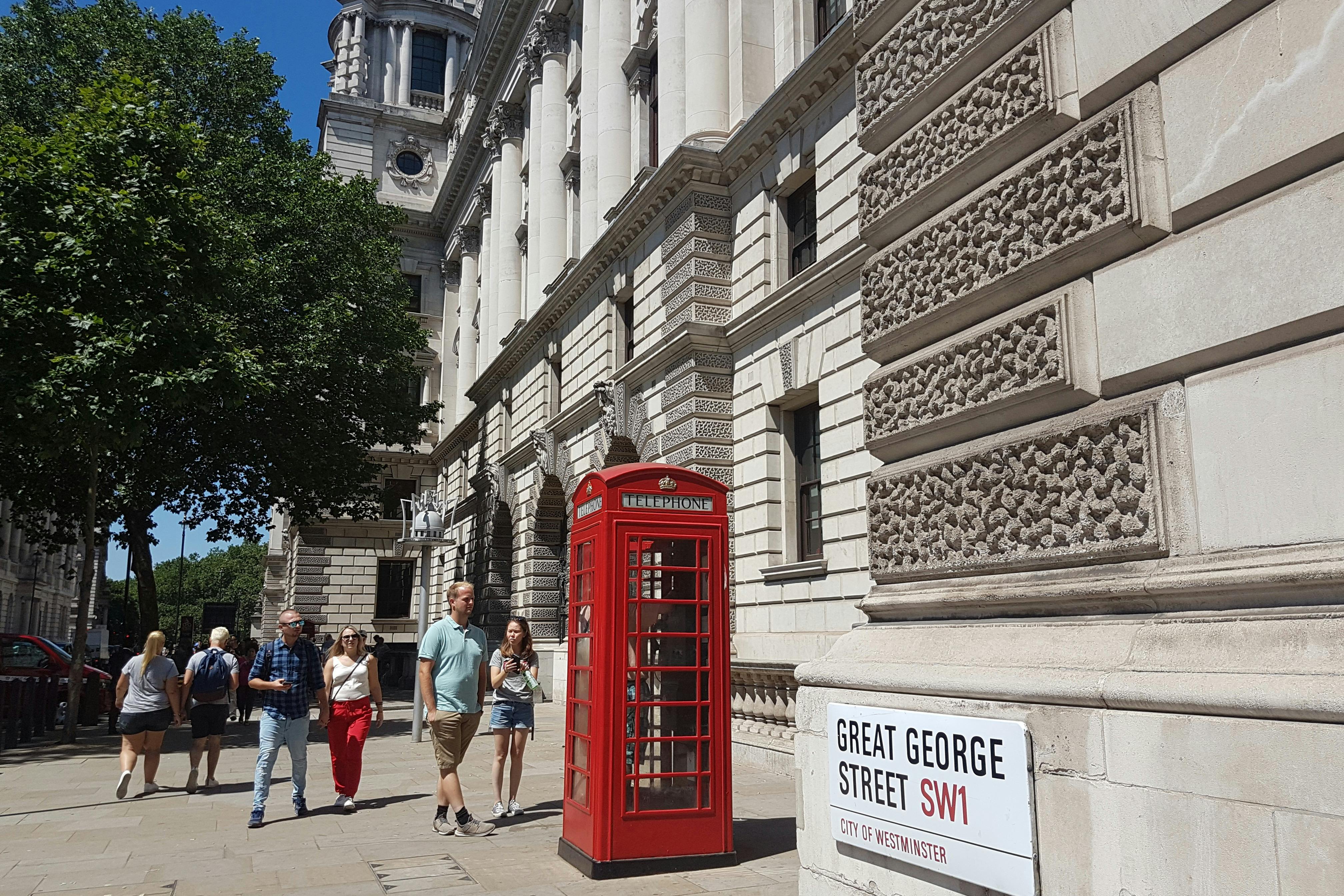 London phone booth