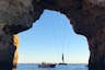Visite privée de la grotte de Benagil Excursions en bateau à Tridente Armacao de Pera