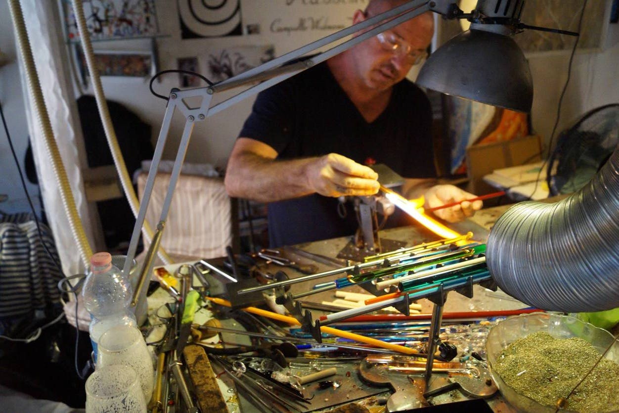 ガラス作りレッスン