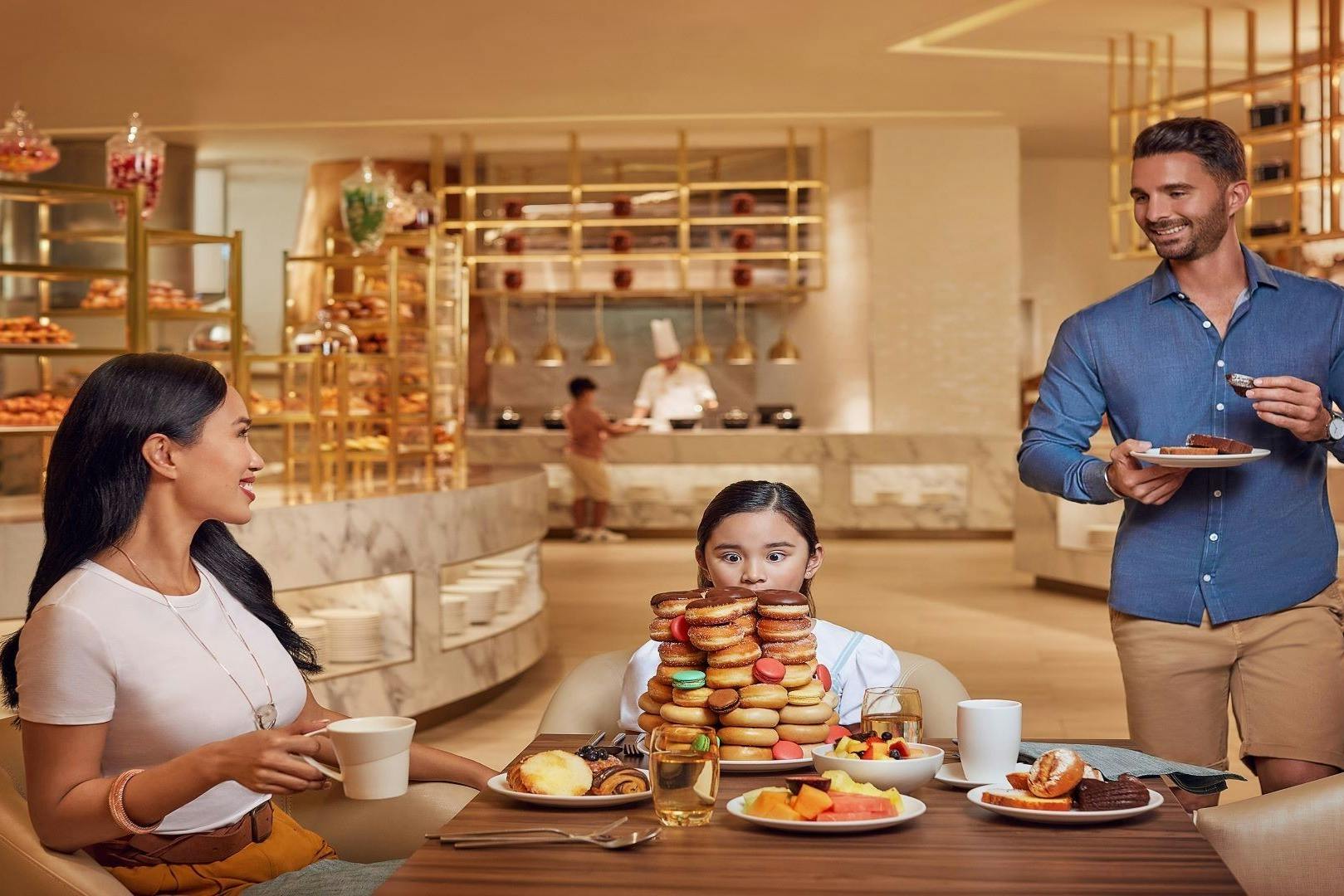 棕榈岛亚特兰蒂斯的红花自助晚餐（包括软饮）。