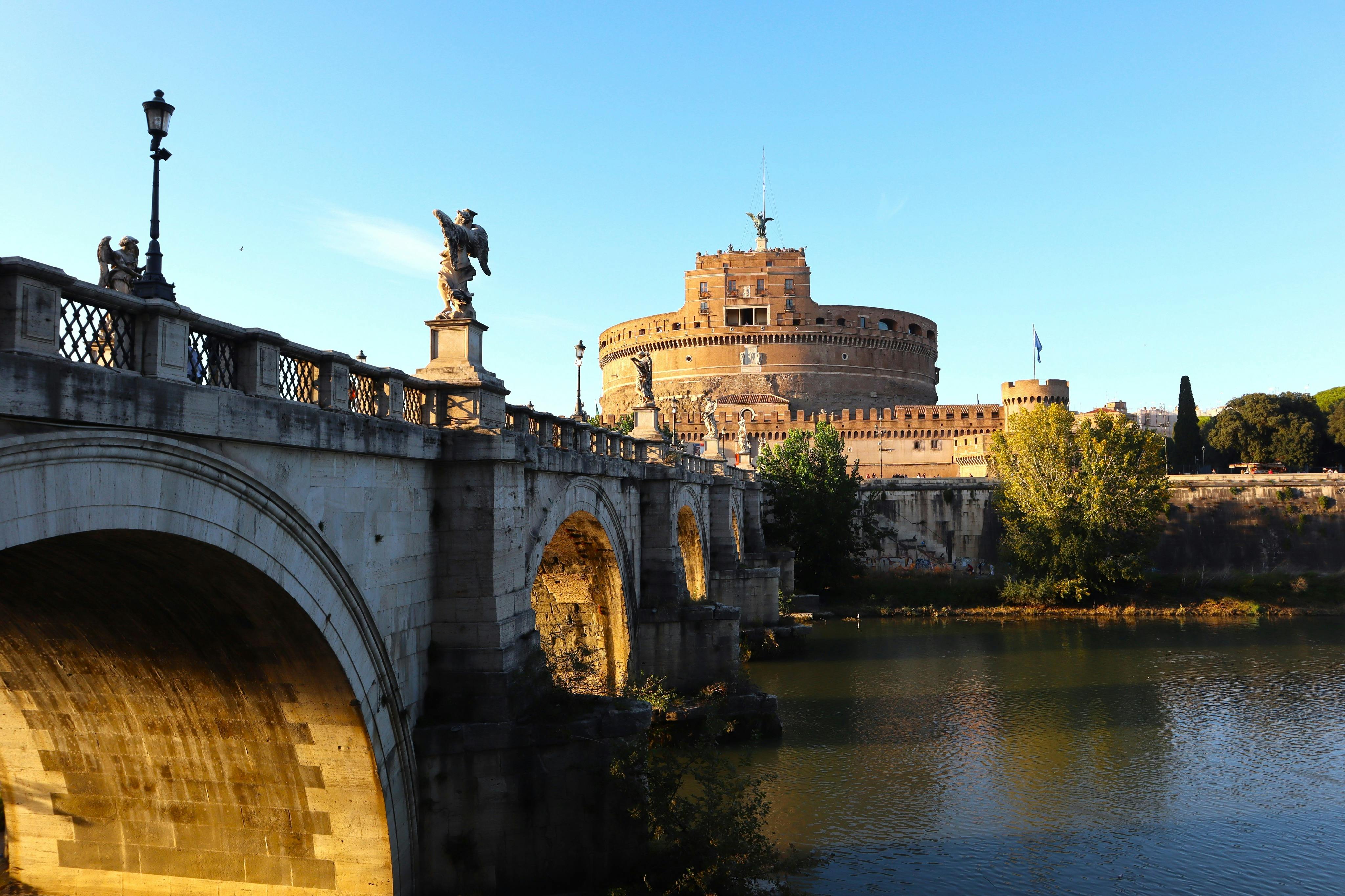 View from the other end of the bridge