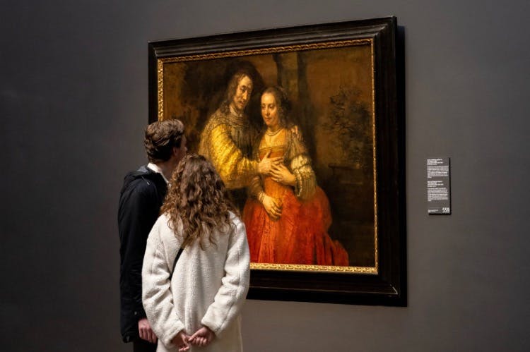 La fiancée juive, par Rembrandt