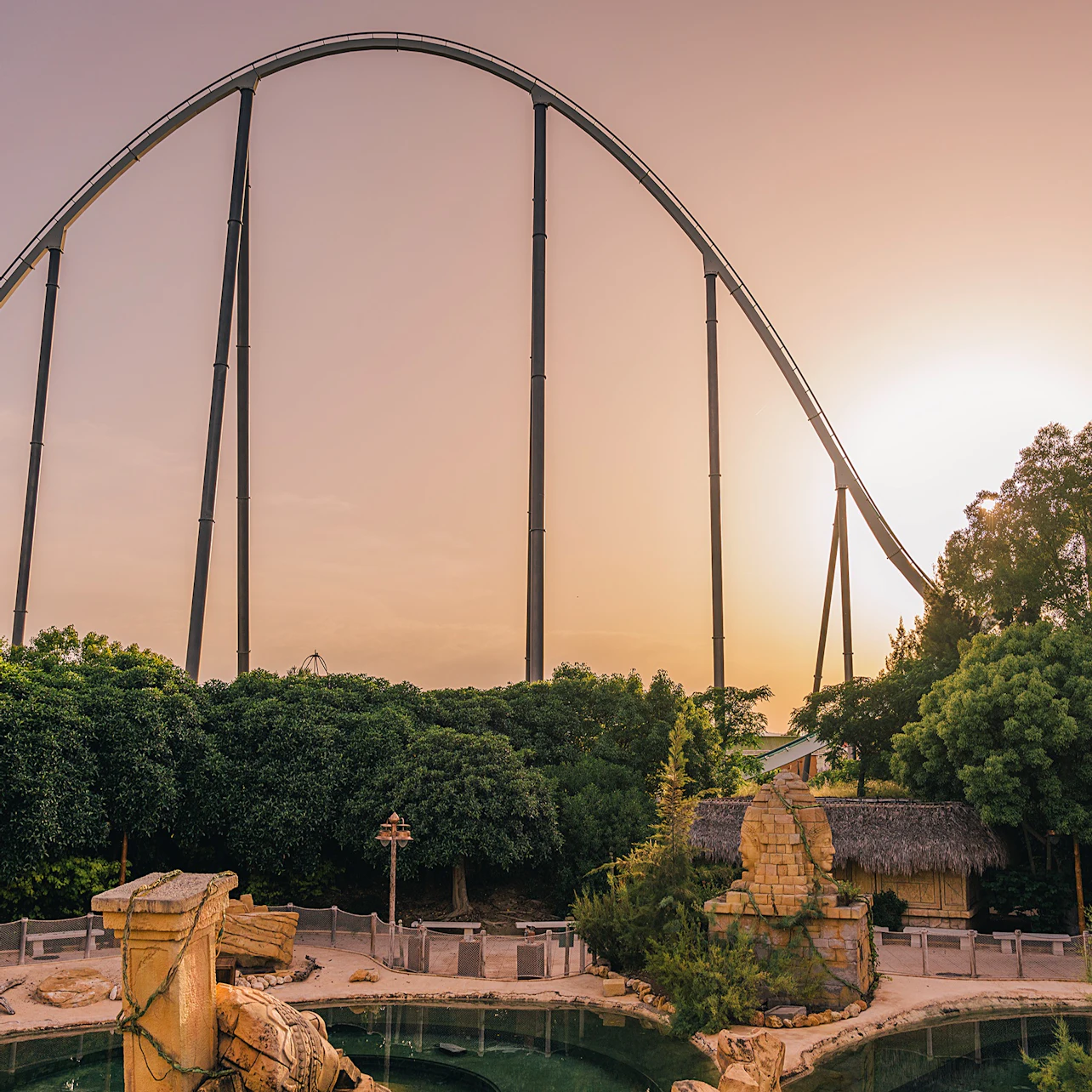Caribe Aquatic Park & PortAventura: 1-Day Day & Night Ticket