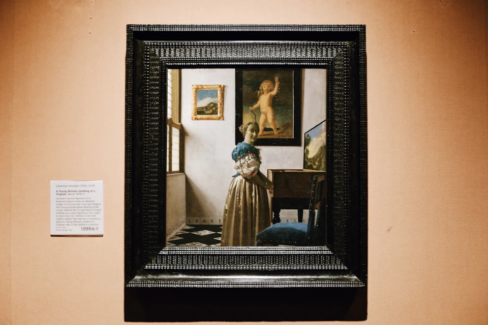 Vermeer Painting in Rijksmuseum