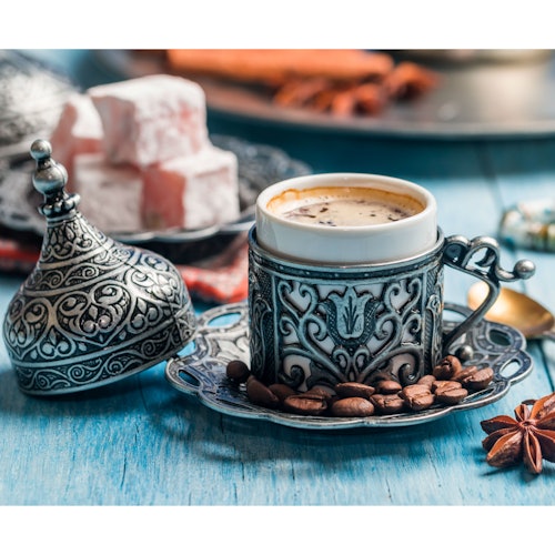 Turkish Coffee Trail: Walking Tour with Coffee Making Course & Tasting