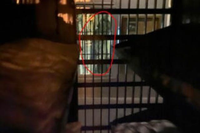 Il vecchio carcere di St. Augustine al buio