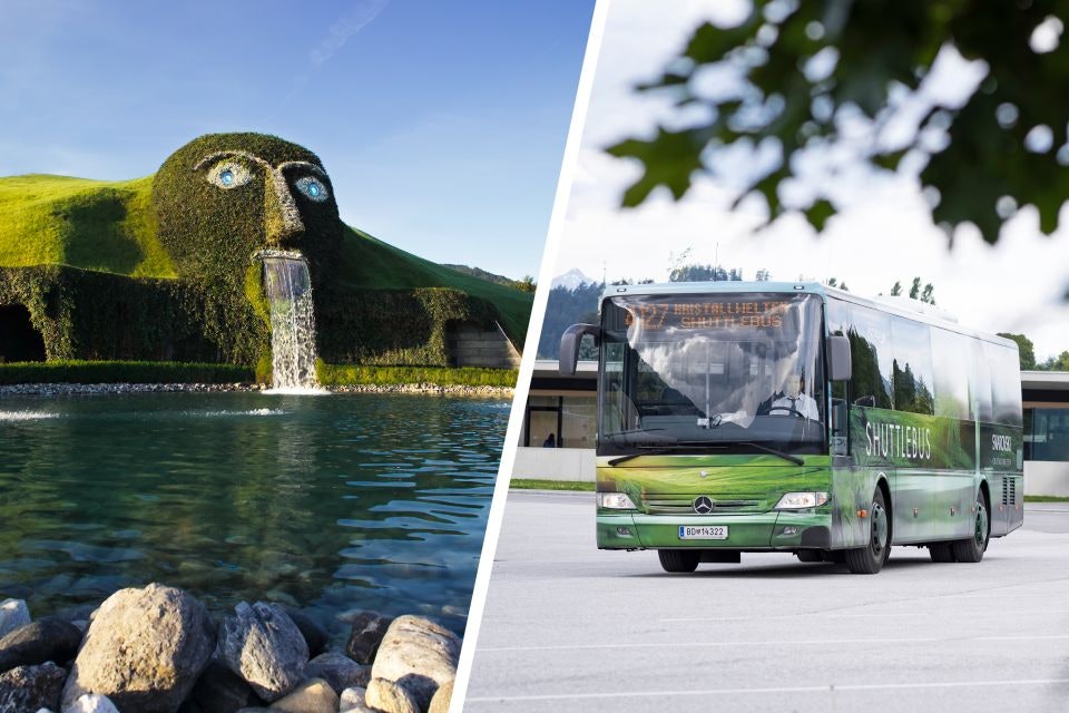 Mundos de cristal Swarovski + Transporte desde Innsbruck