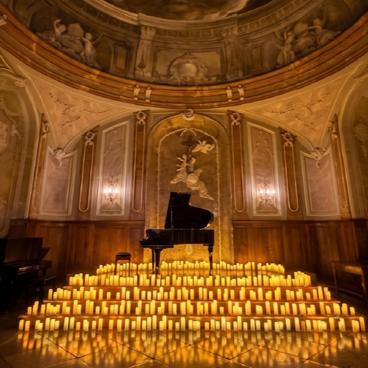 Salvatorsaal Vienna: Chopin & Viennese Friends Concert by Candle Glow