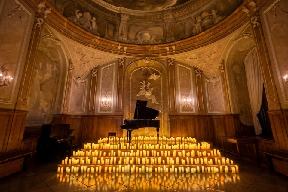 Salvatorsaal Vienna: Chopin & Viennese Friends Concert by Candle Glow